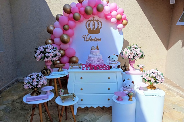 Decoração de Aniversário Infantil Princesa/Realeza