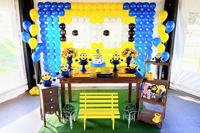 Decoração de Aniversário Infantil Minions