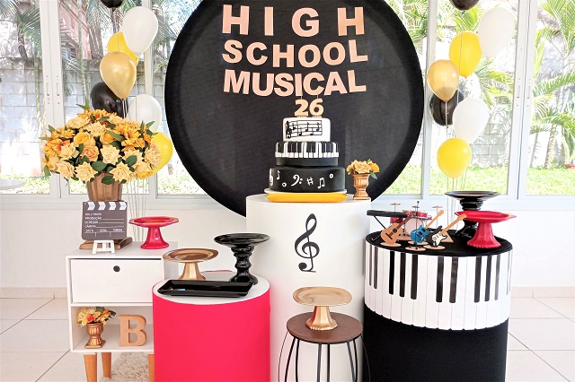 Decoração de Aniversário tema Musical